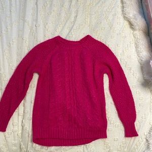 Girls hot pink sweater children’s place
